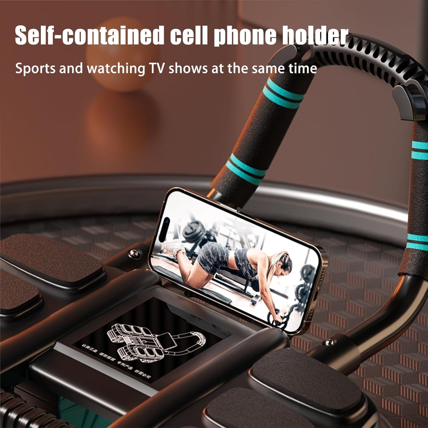 CoreBoost™ - Intelligent Auto-Rebound Ab Wheel