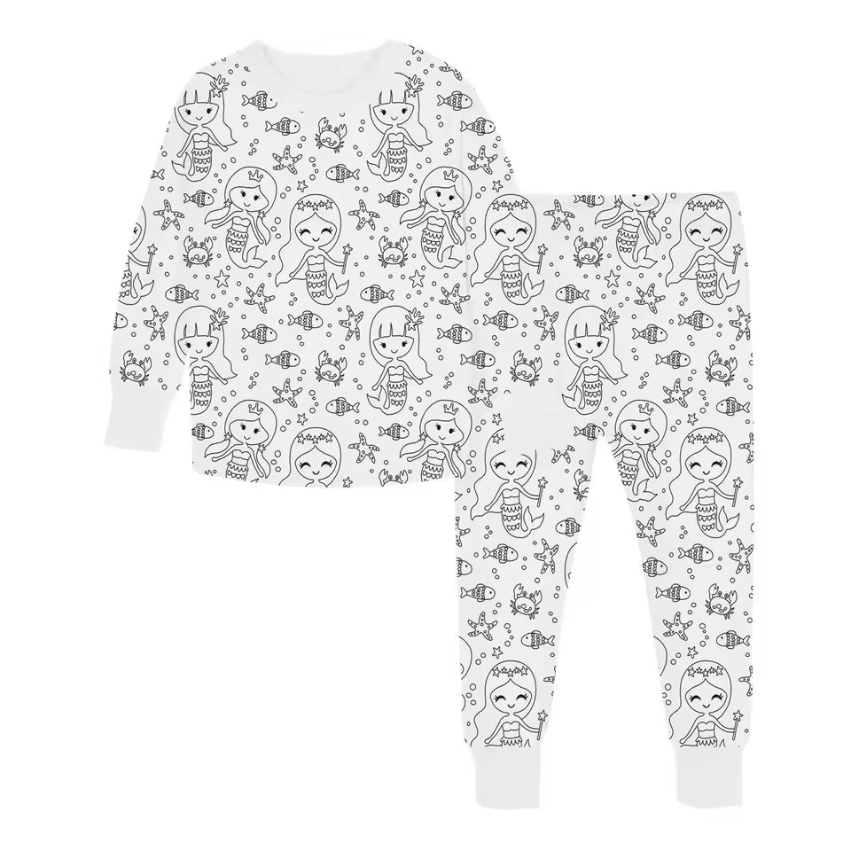 CreativeDreams™ - Children's DIY Hand-Painted Pajama Set