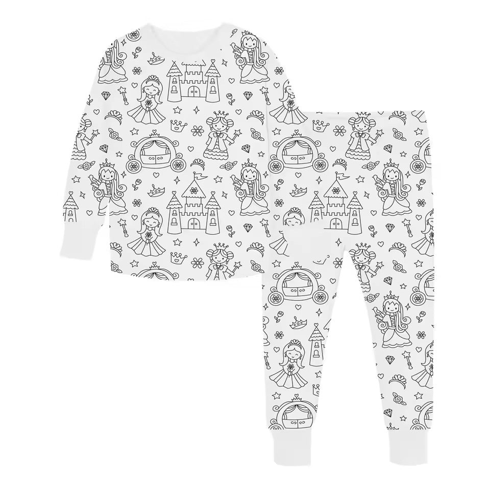 CreativeDreams™ - Children's DIY Hand-Painted Pajama Set