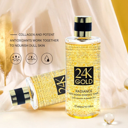 GoldLuxe™ – 24K Collagen Toner & Pore Refiner