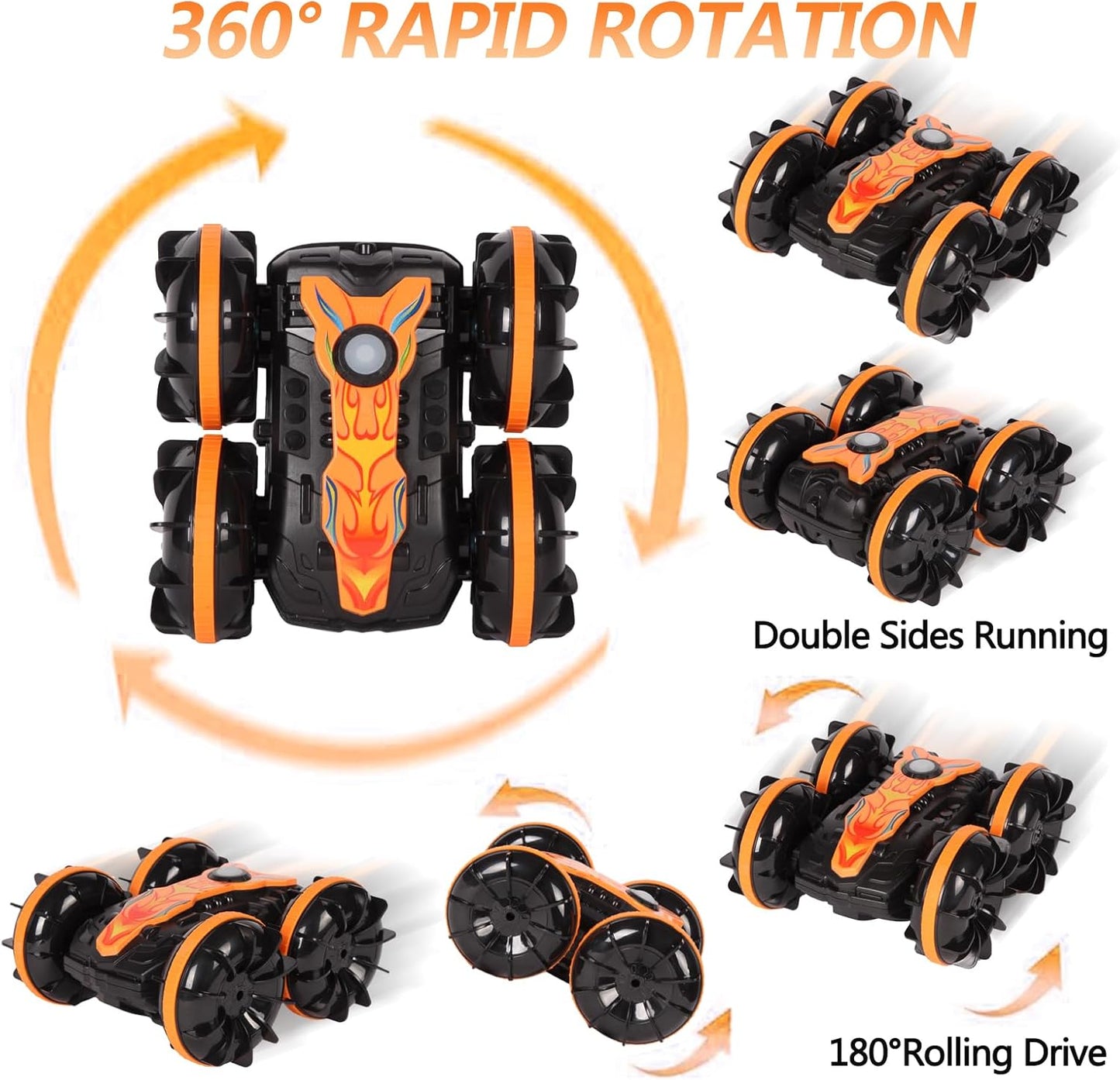 HydroSpin™ - Amphibious RC Stunt Car