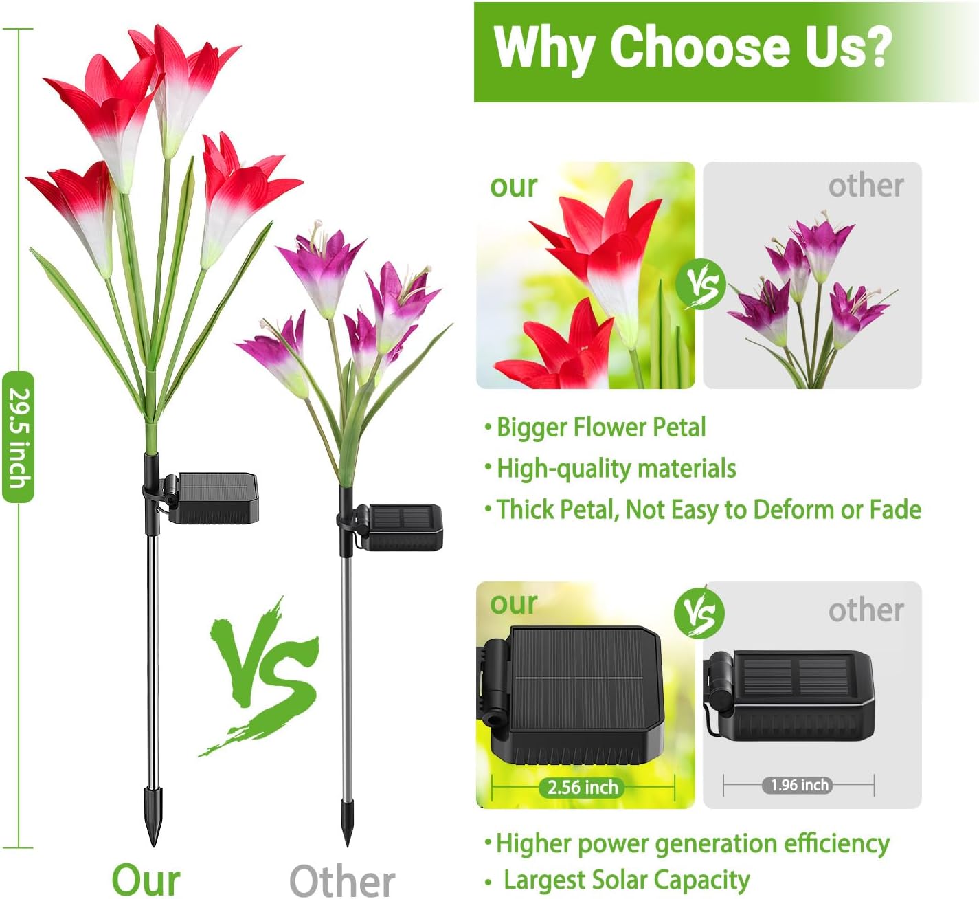 SunGlow™ - Solar Powered Garden Light