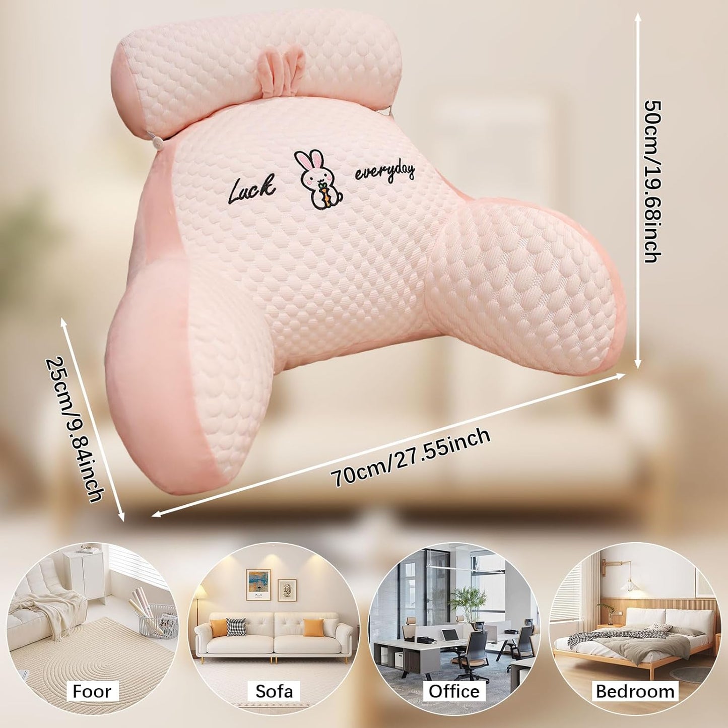 FluffEase™ - Sofa Fluffy Cushion Triangle Reading