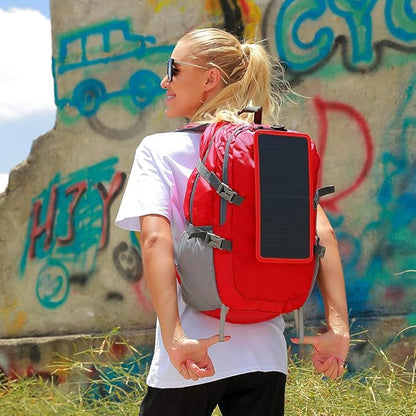 SunCharge™ - Solar-Powered Backpack