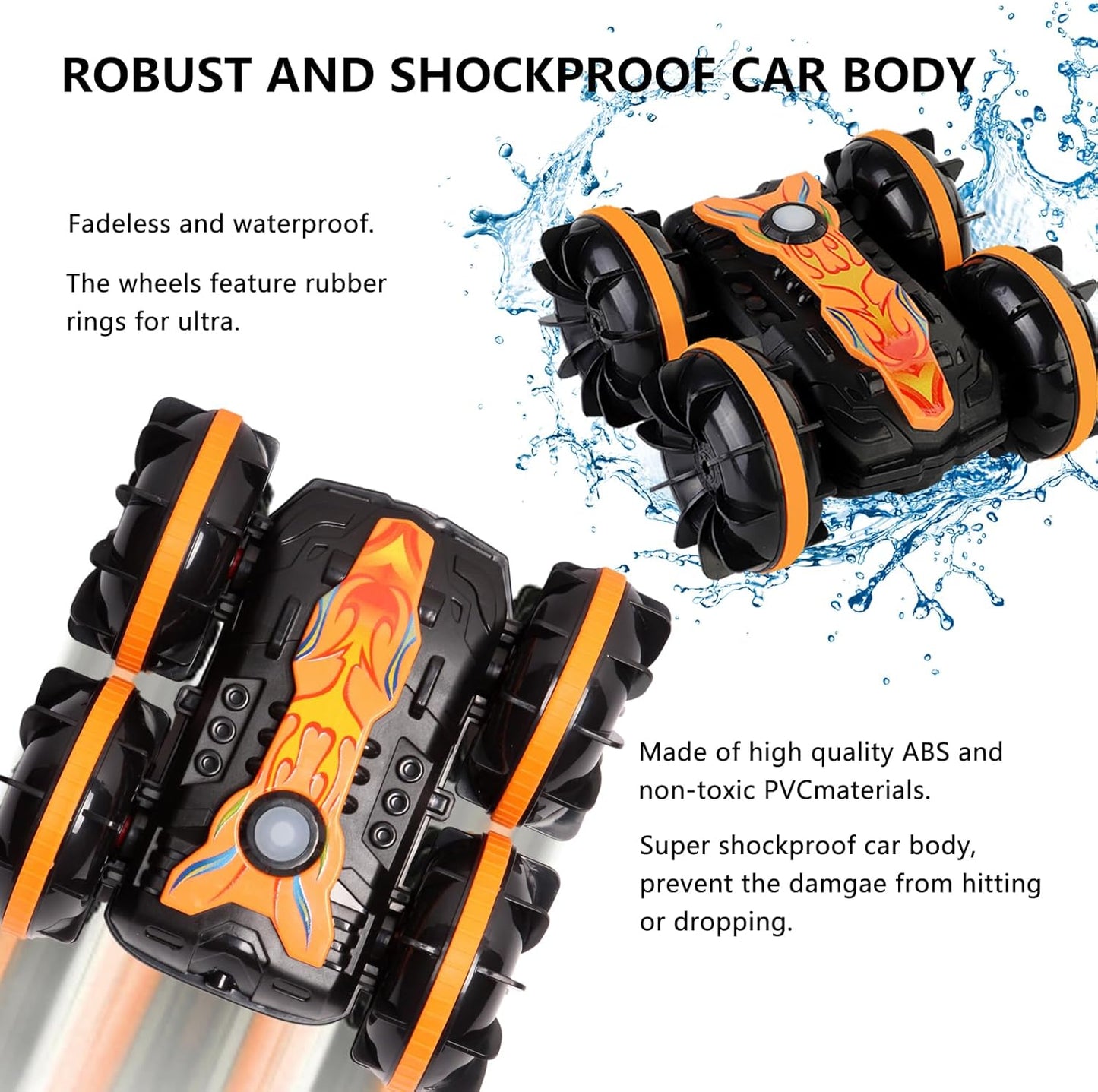HydroSpin™ - Amphibious RC Stunt Car