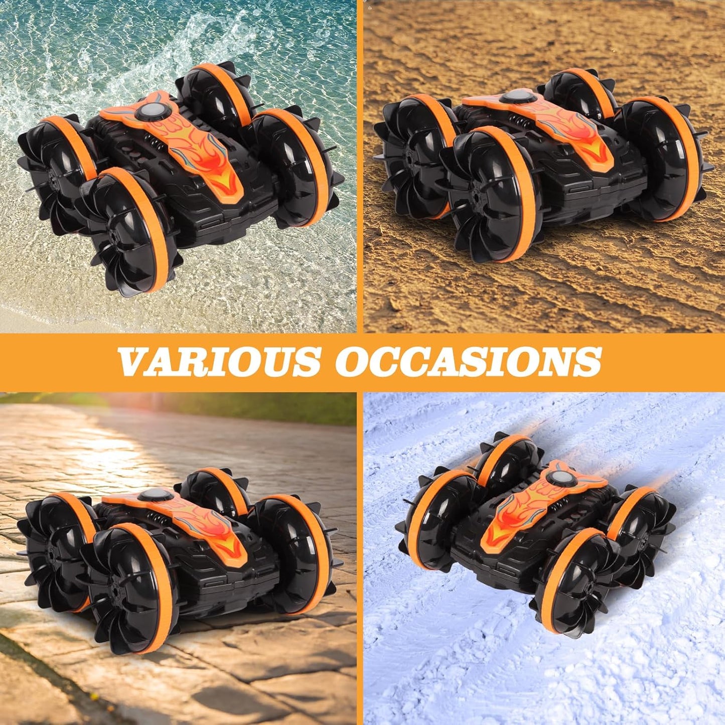 HydroSpin™ - Amphibious RC Stunt Car
