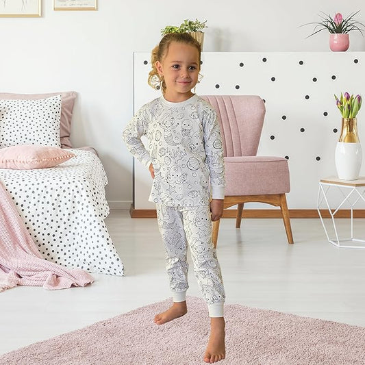 CreativeDreams™ - Children's DIY Hand-Painted Pajama Set