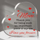 EverCherish™ - Acrylic Heart Plaque