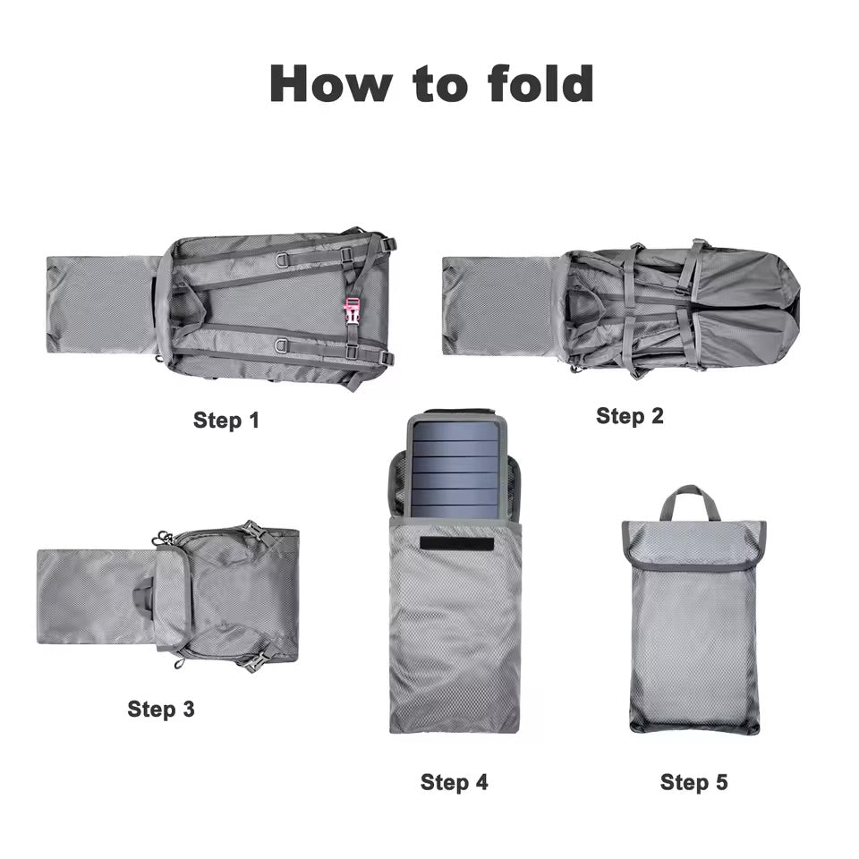 SunCharge™ - Solar-Powered Backpack
