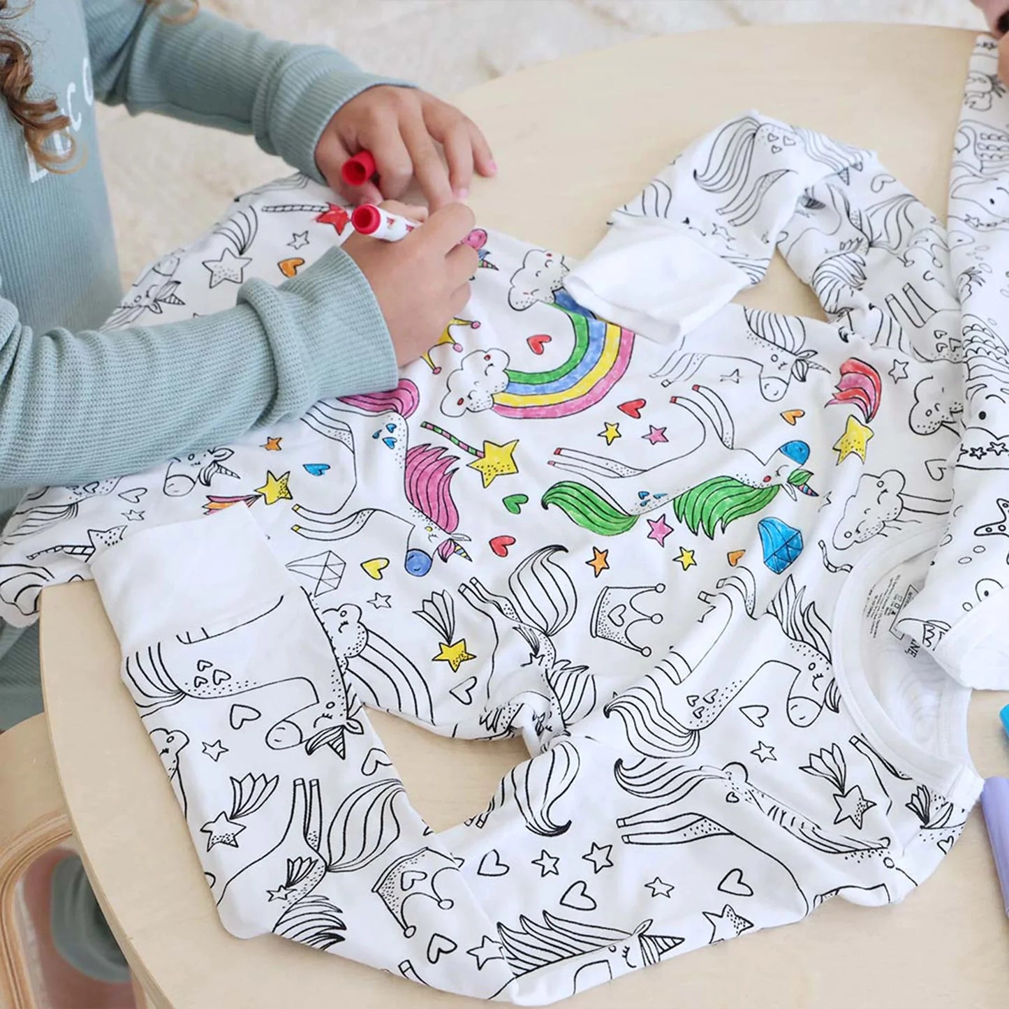 CreativeDreams™ - Children's DIY Hand-Painted Pajama Set