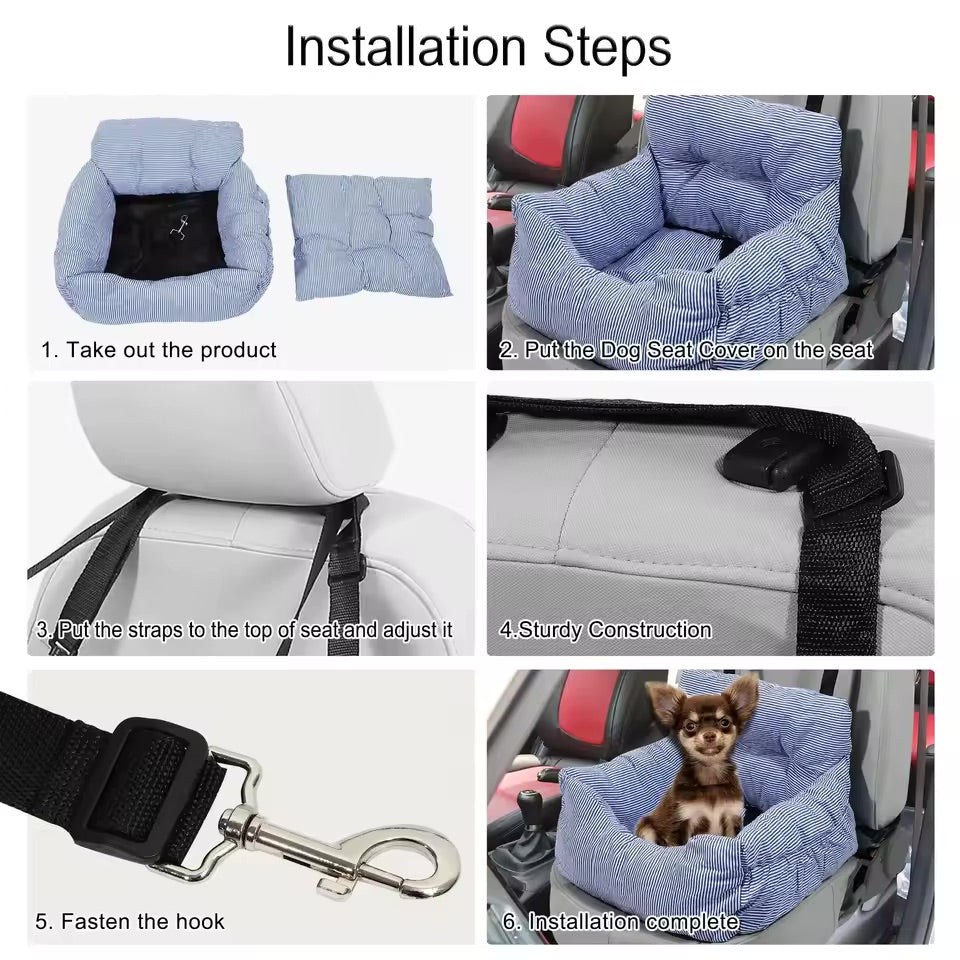 PawRide™ - Car Kennel Pet Co-driving Seat