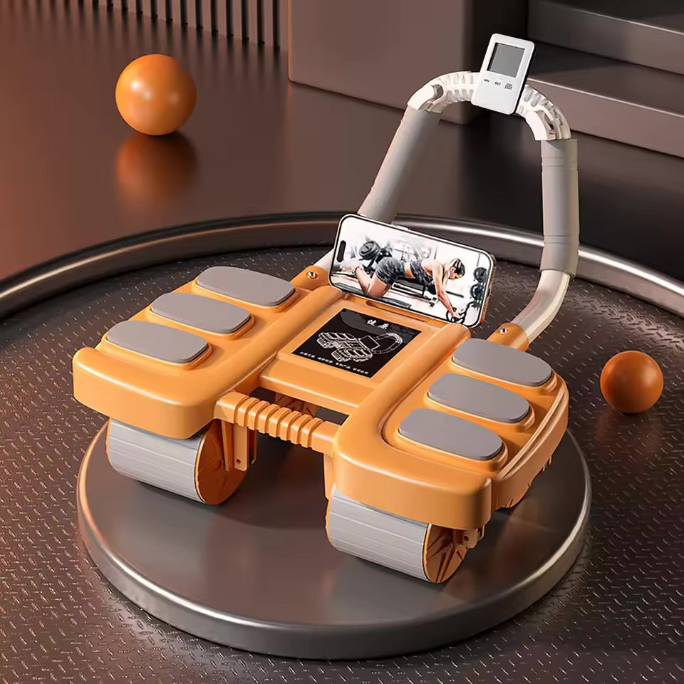 CoreBoost™ - Intelligent Auto-Rebound Ab Wheel